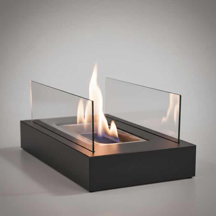 Modern Indoor/Outdoor Fire Feature – Elegant Ambiance