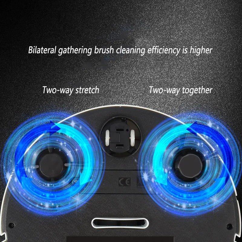 Quiet Robot Vacuum with HEPA Filter and One-Button Cleaning