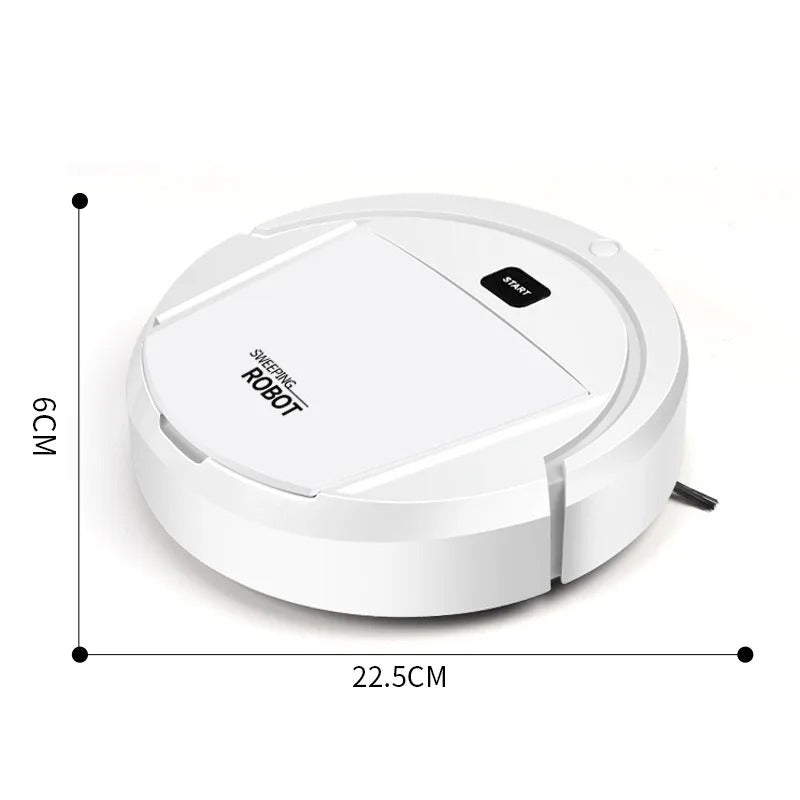 Quiet Robot Vacuum with HEPA Filter and One-Button Cleaning