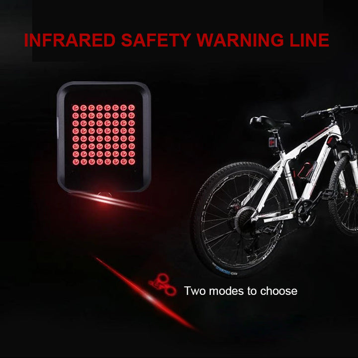 Hendrano™ Smart LED Bike Tail Light with Turn Signals and Brake Light
