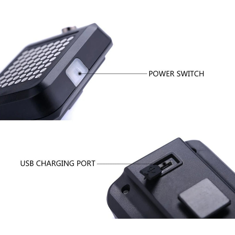 Hendrano™ Smart LED Bike Tail Light with Turn Signals and Brake Light