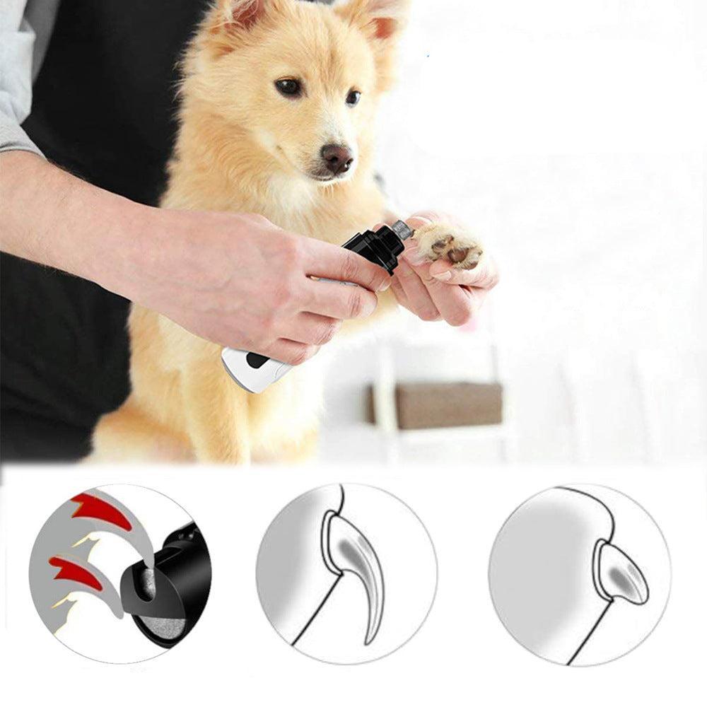 Hendrano™ Quiet Rechargeable Pet Nail Grinder with Diamond Drum Bit