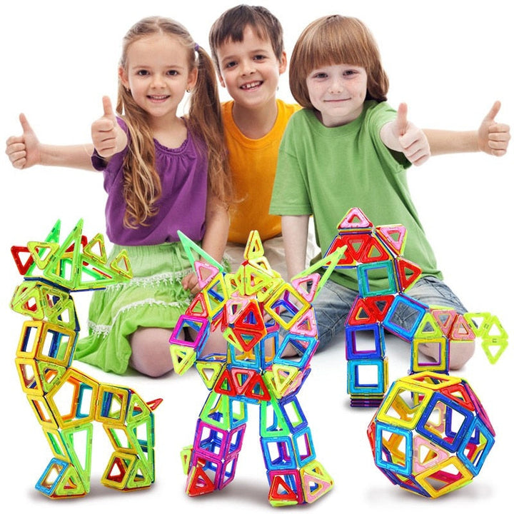 Hendrano™ 110-Piece Mini Magnetic Building Blocks for Creative Kids