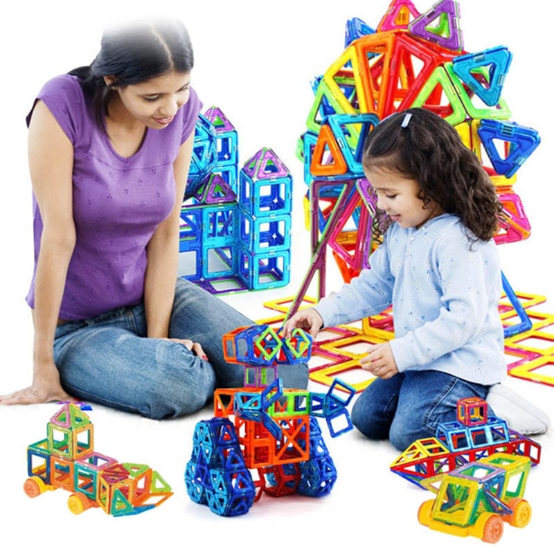 Hendrano™ 110-Piece Mini Magnetic Building Blocks for Creative Kids