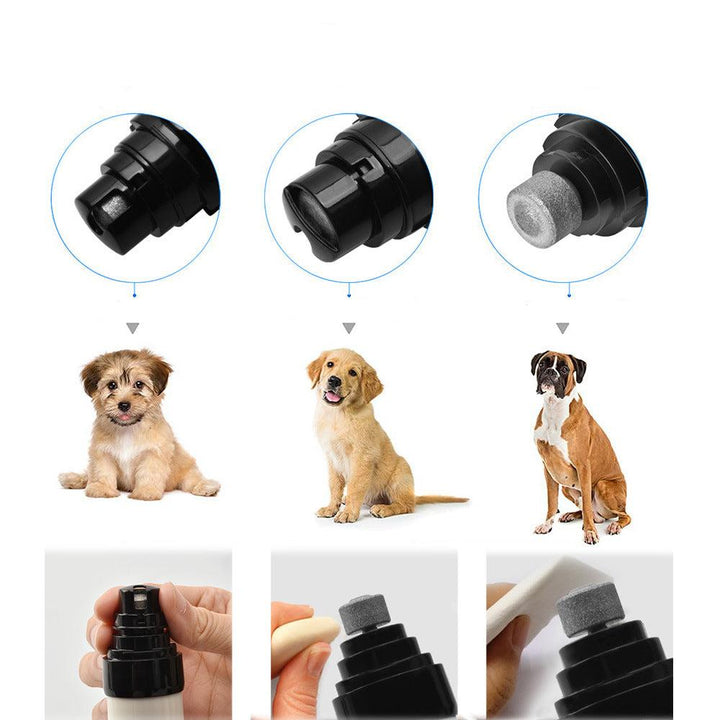 Hendrano™ Quiet Rechargeable Pet Nail Grinder with Diamond Drum Bit