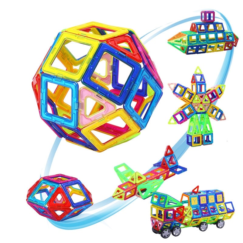 Hendrano™ 110-Piece Mini Magnetic Building Blocks for Creative Kids