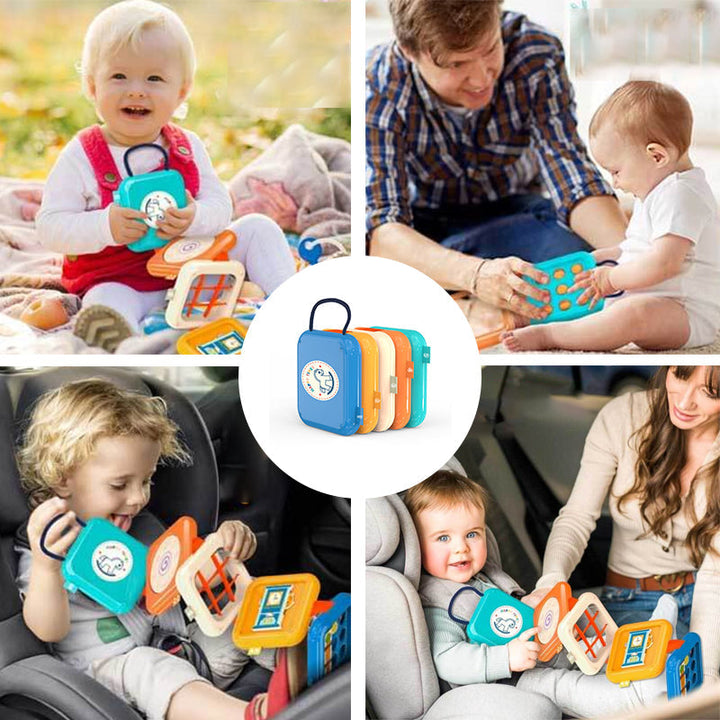 7-in-1 Montessori Sensory Activity Cube for Toddlers 1-3