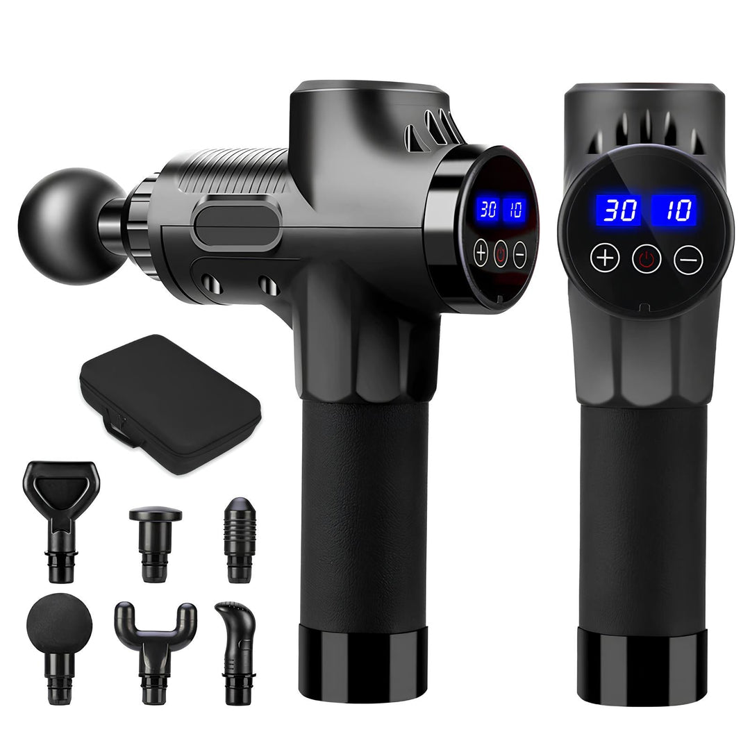 Hendrano™ Cordless Massage Gun with 6 Heads and 30 Speeds