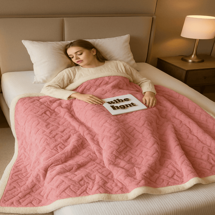 Hendrano™ Lightweight Lamb Velvet Flannel Blanket for Home and Office