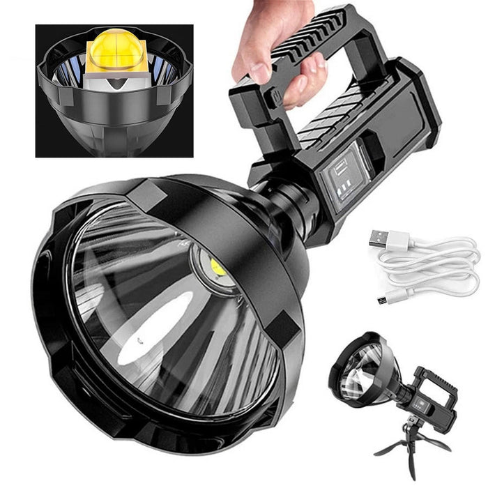 Hendrano™ Super Bright LED Flashlight with 8000mAh Power Bank, IPX5