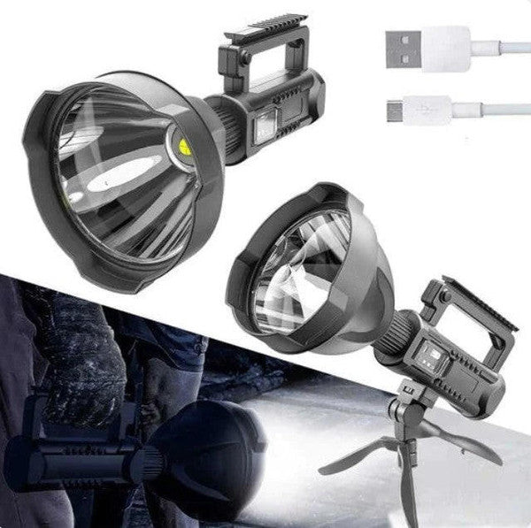 Hendrano™ Super Bright LED Flashlight with 8000mAh Power Bank, IPX5