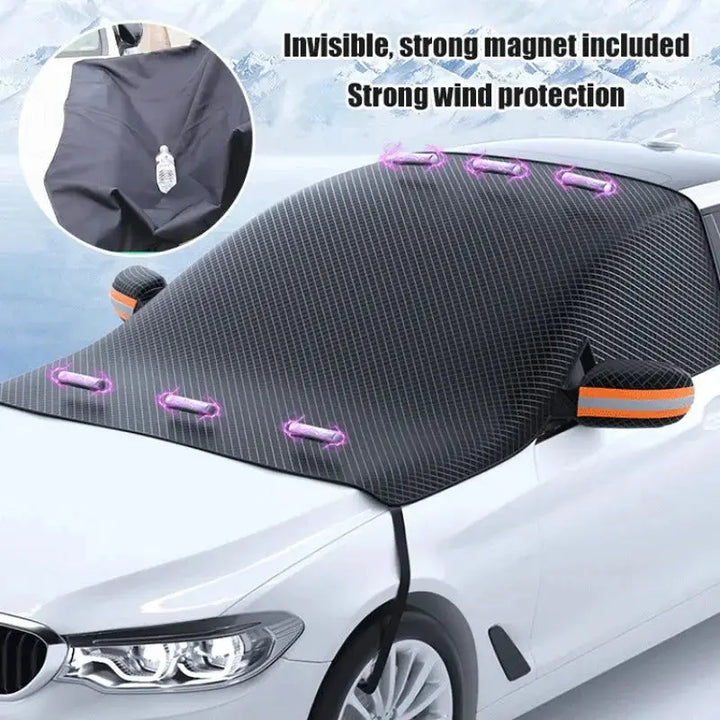 Magnetic Windshield Cover in Oxford Fabric for Year-Round Use