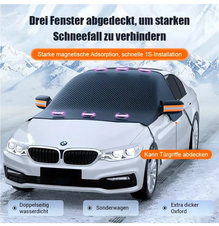 Magnetic Windshield Cover in Oxford Fabric for Year-Round Use