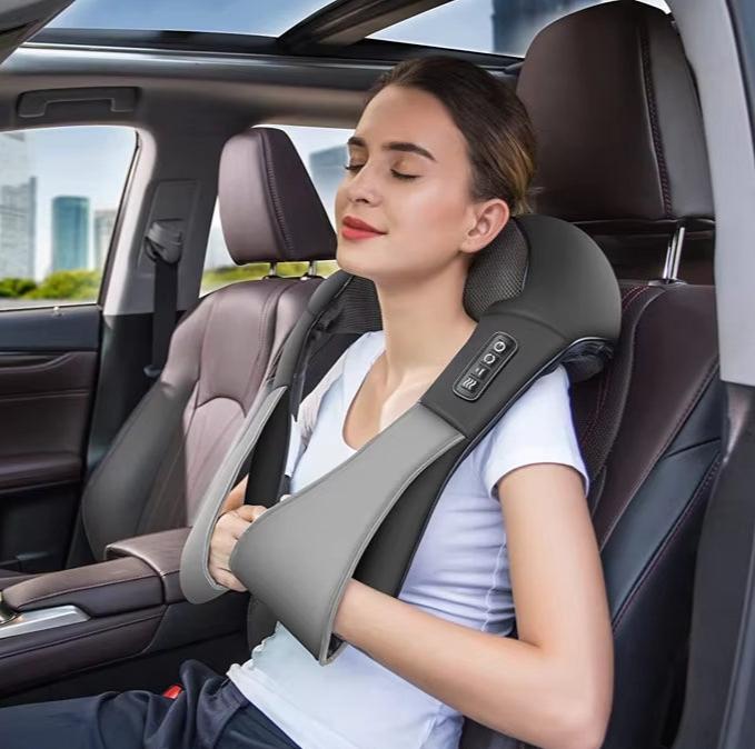 Hendrano™ Shiatsu Neck and Back Massage Pillow with Soothing Heat
