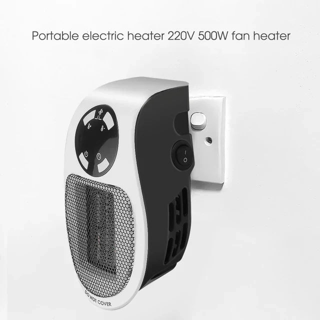 Hendrano™ Quiet Mini Space Heater with Remote and 12-Hour Timer