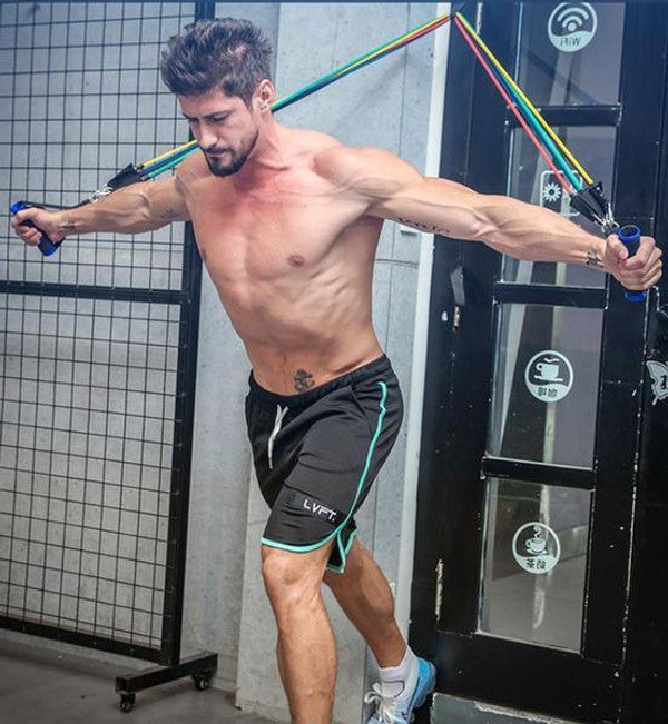 Hendrano™ 11-Piece Resistance Band Set with Handles and Door Anchor