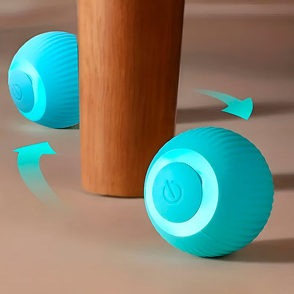 Automatic Rolling Pet Ball for Dogs and Cats, USB Rechargeable