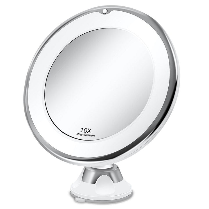 Cordless LED Makeup Mirror with 7x and 10x Magnification