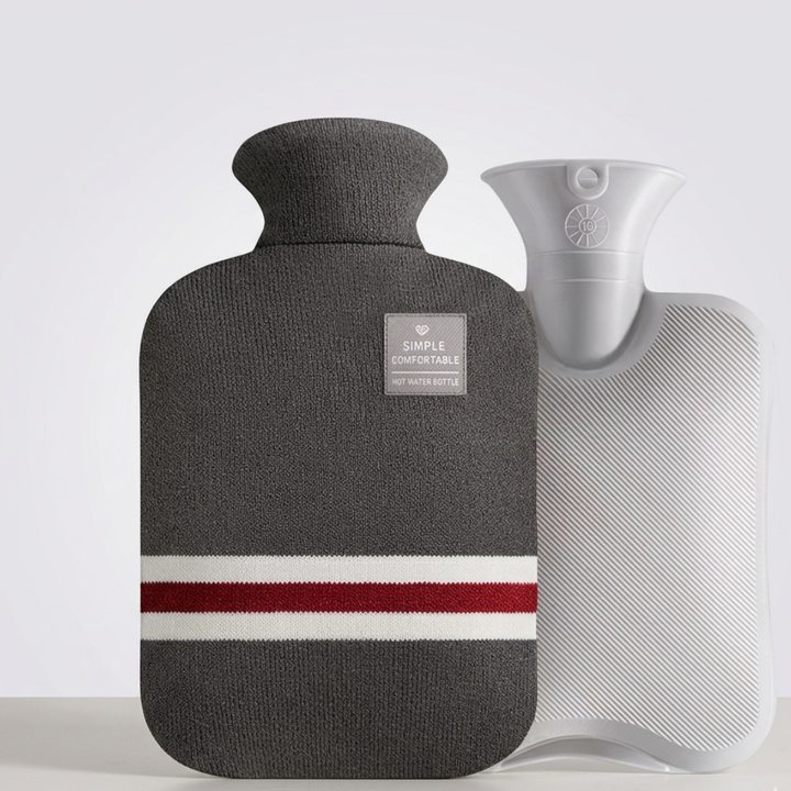 Hendrano™ 2 Liter Hot Water Bottle with Knit Cover, Warm for Hours