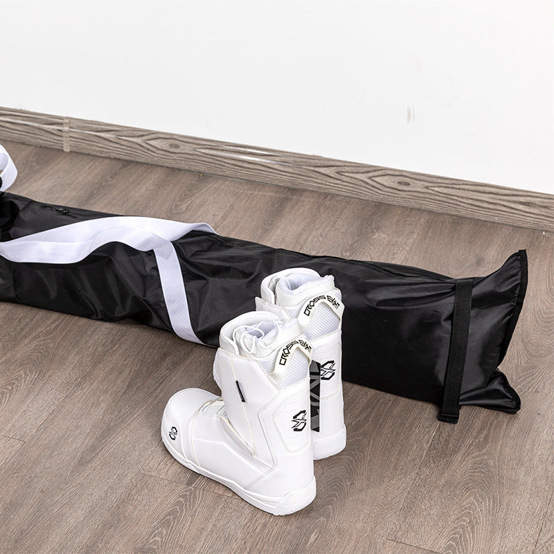 Adjustable Ski Bag in Water-Resistant Polyester with Strap