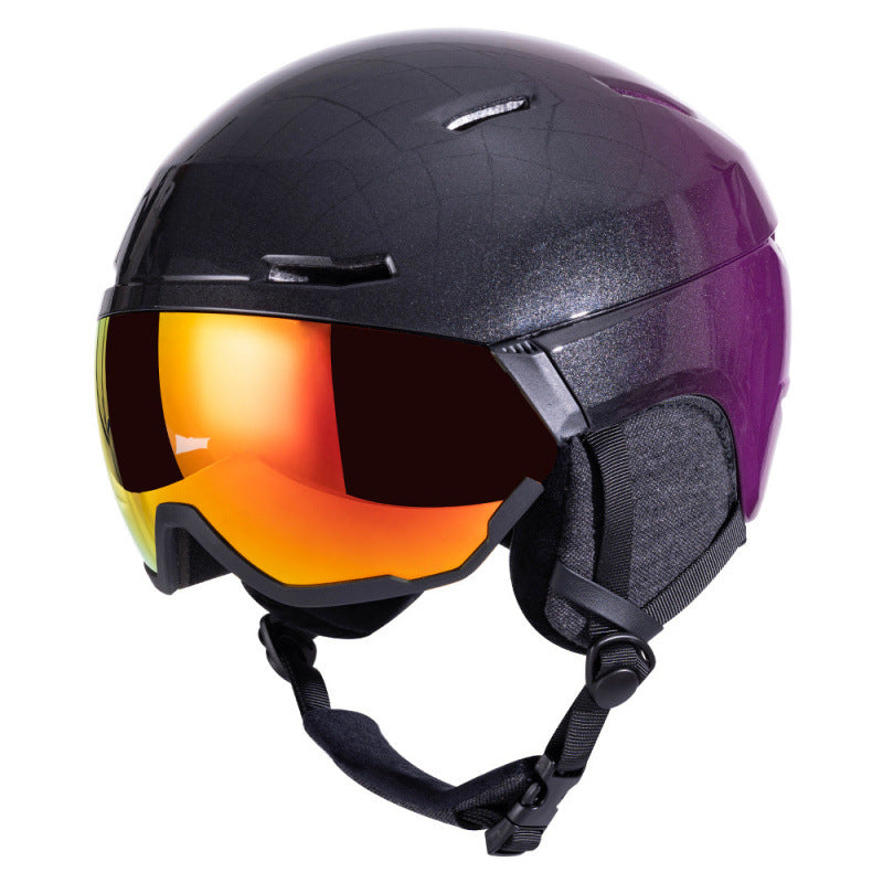 Hendrano™ Ski and Snowboard Helmet with Built-In Visor Against Glare