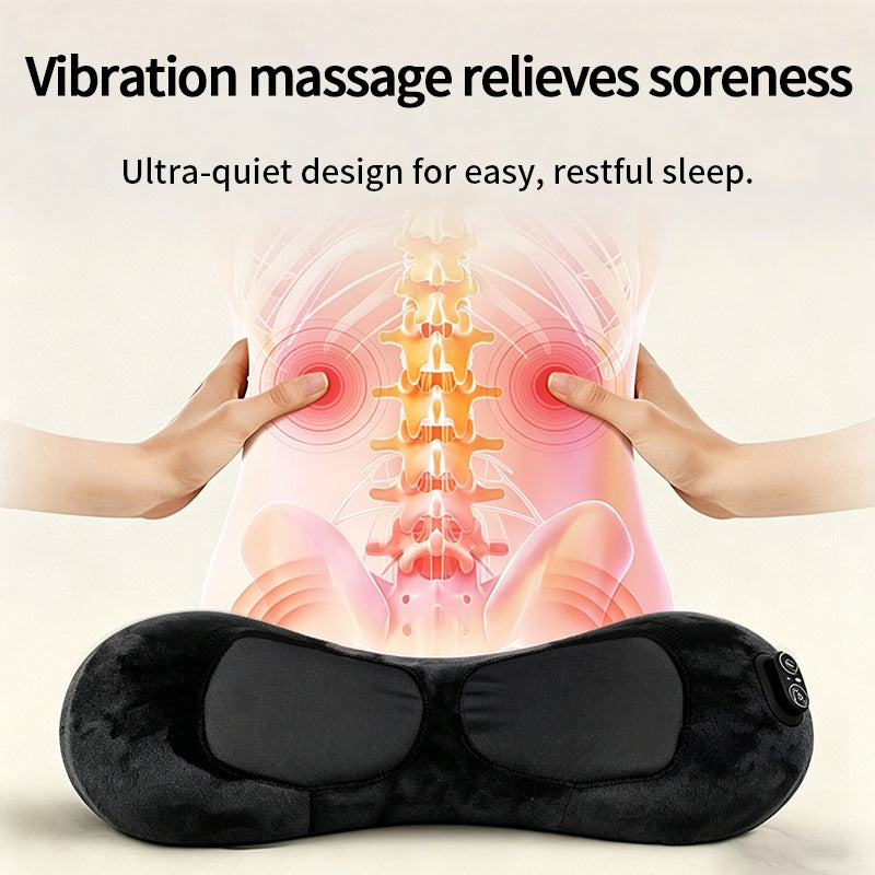 Hendrano™ Ergonomic Heated Massage Pillow for Neck &amp; Shoulders