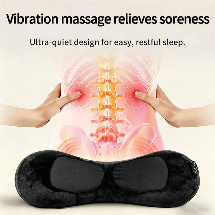 Hendrano™ Ergonomic Heated Massage Pillow for Neck &amp; Shoulders