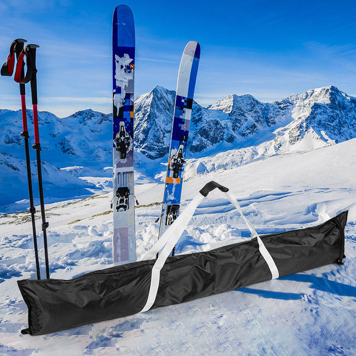 Adjustable Ski Bag in Water-Resistant Polyester with Strap