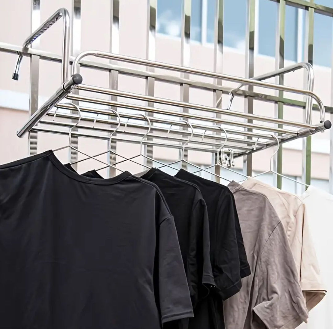 Extendable Folding Stainless Steel Balcony Drying Rack