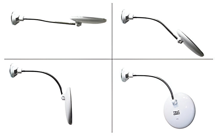 Hendrano™ 10x Magnifying LED Mirror with Suction Cup and 360° Swivel