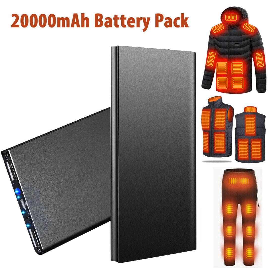 20,000mAh Power Bank with 74W Output for Heated Jackets and Phones