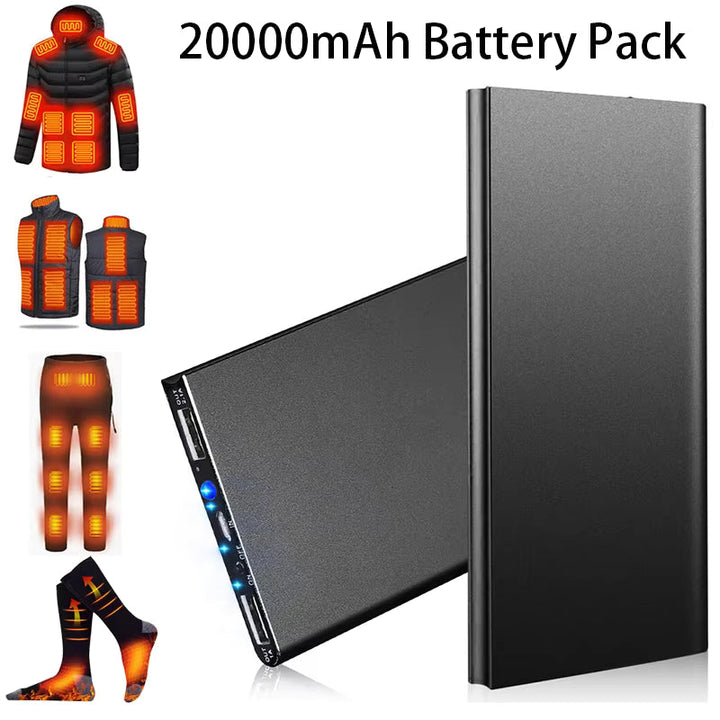 20,000mAh Power Bank with 74W Output for Heated Jackets and Phones