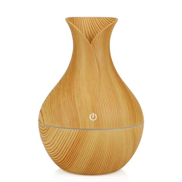 Hendrano™ Wood Grain Essential Oil Diffuser with Color Changing Light