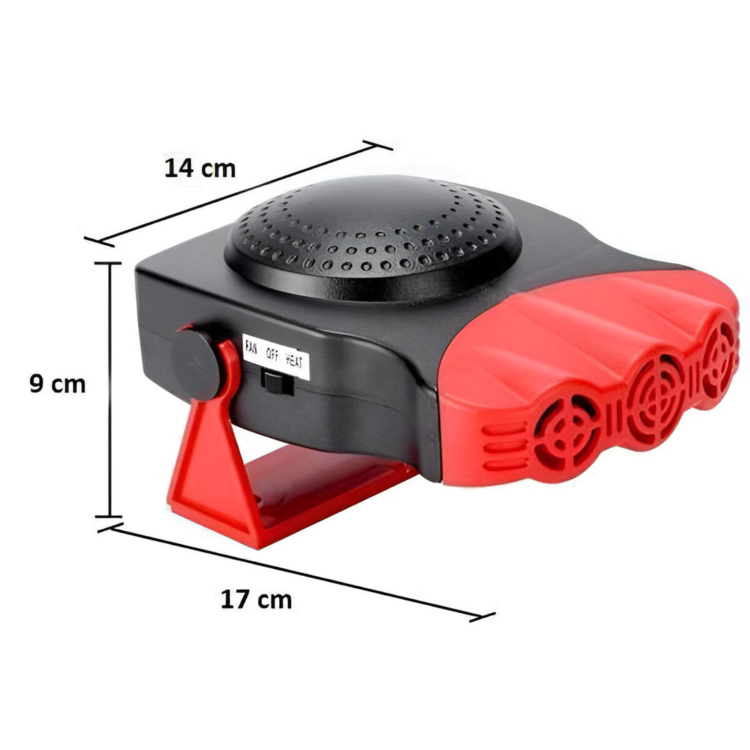 Hendrano™ 2-in-1 12V Car Heater &amp; Windshield Defogger, 180°