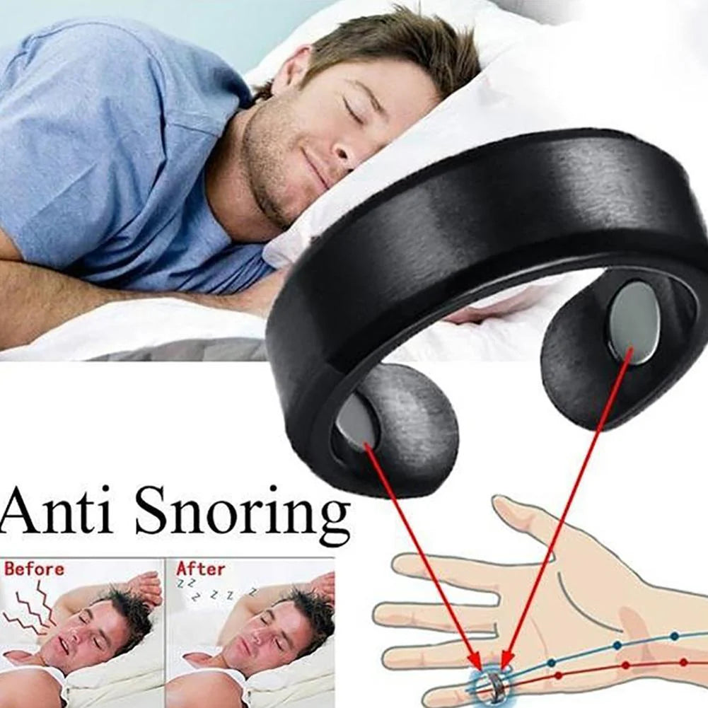 Stainless Steel Anti-Snoring Ring for the Pinky Finger