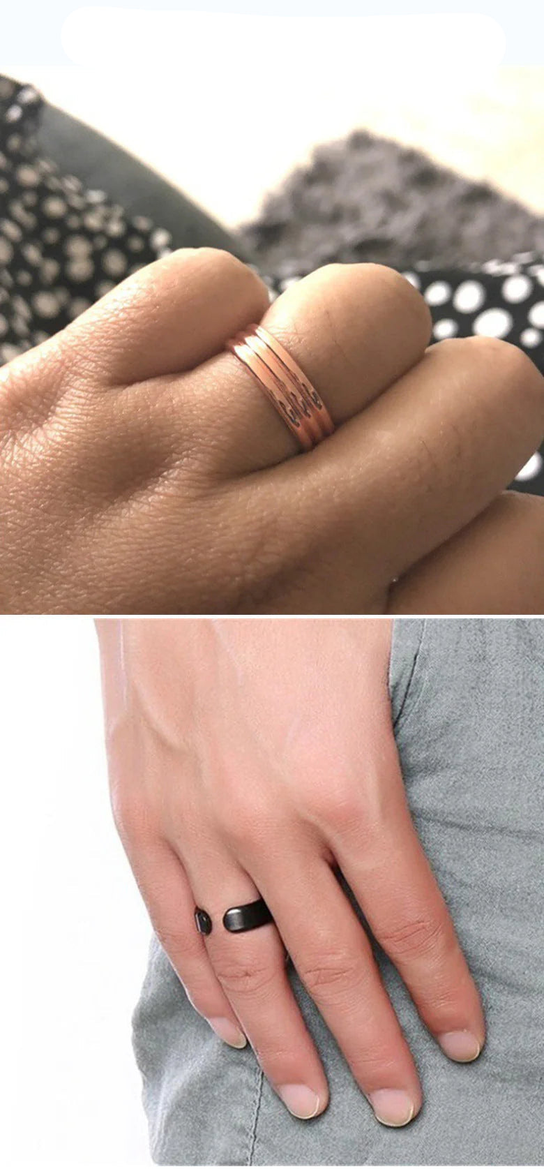 Stainless Steel Anti-Snoring Ring for the Pinky Finger