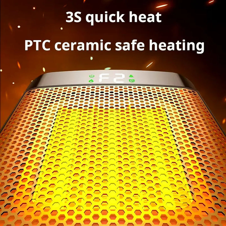Hendrano™ Plug-In Ceramic Wall Heater with 3-Second Fast Heat