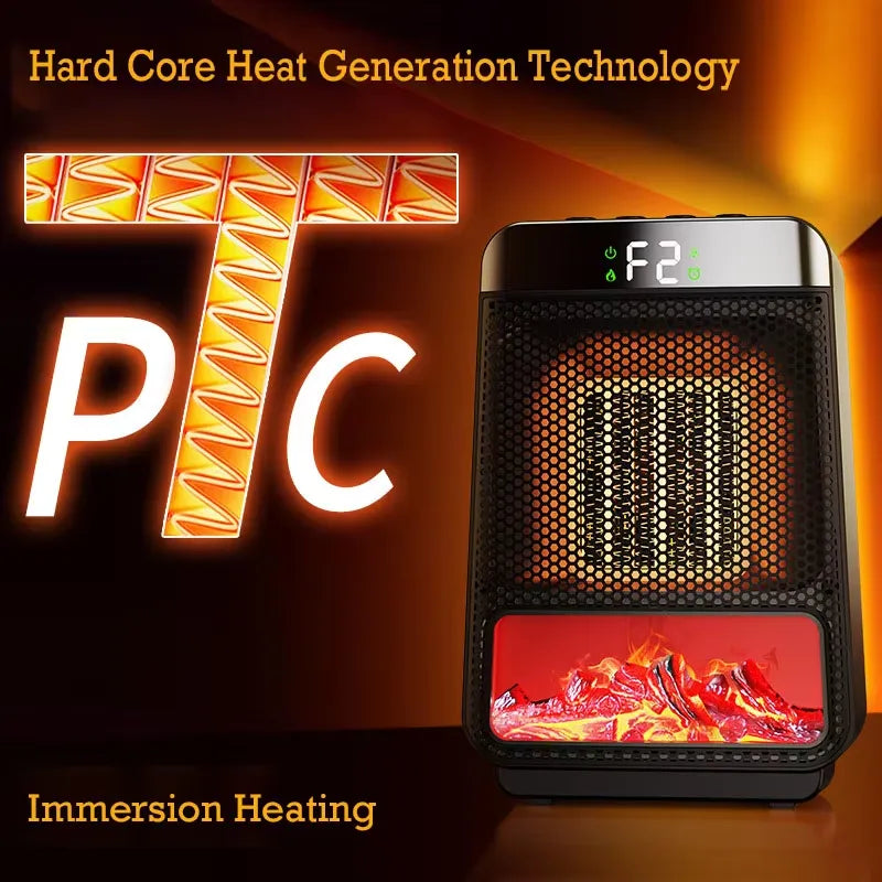 Hendrano™ Plug-In Ceramic Wall Heater with 3-Second Fast Heat