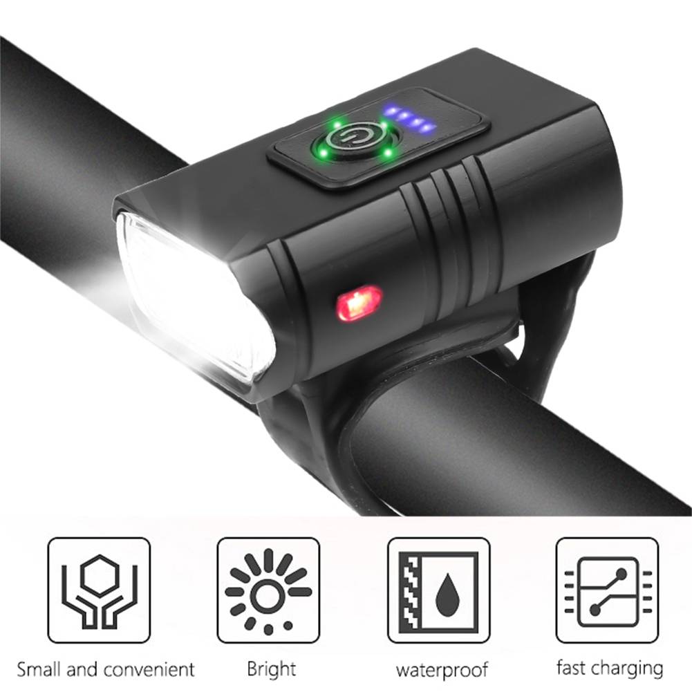Hendrano™ 1000 Lumen Rechargeable Bike Headlight and Taillight Set
