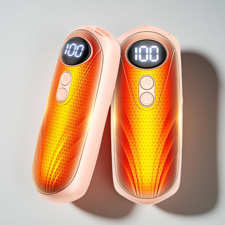 Hendrano™ 2-Pack Rechargeable Hand Warmers with 5 Heat Levels