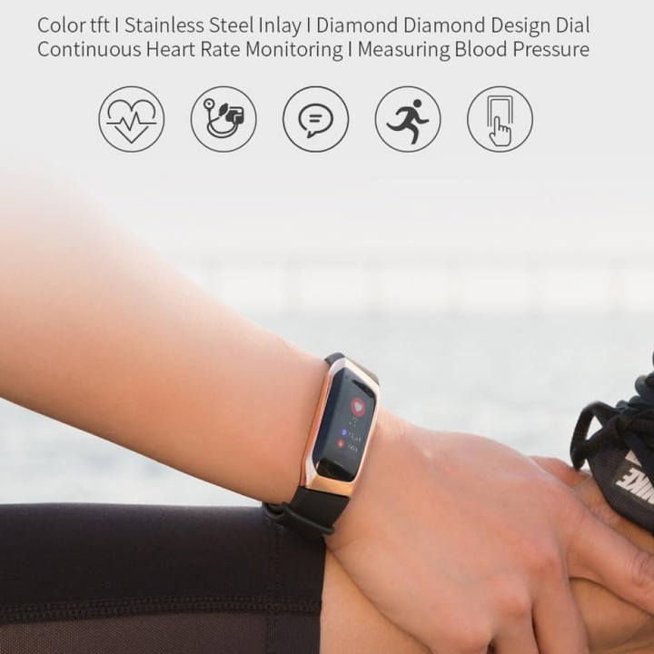 Fitness Smartwatch with Sleep, Heart Rate and Step Tracking