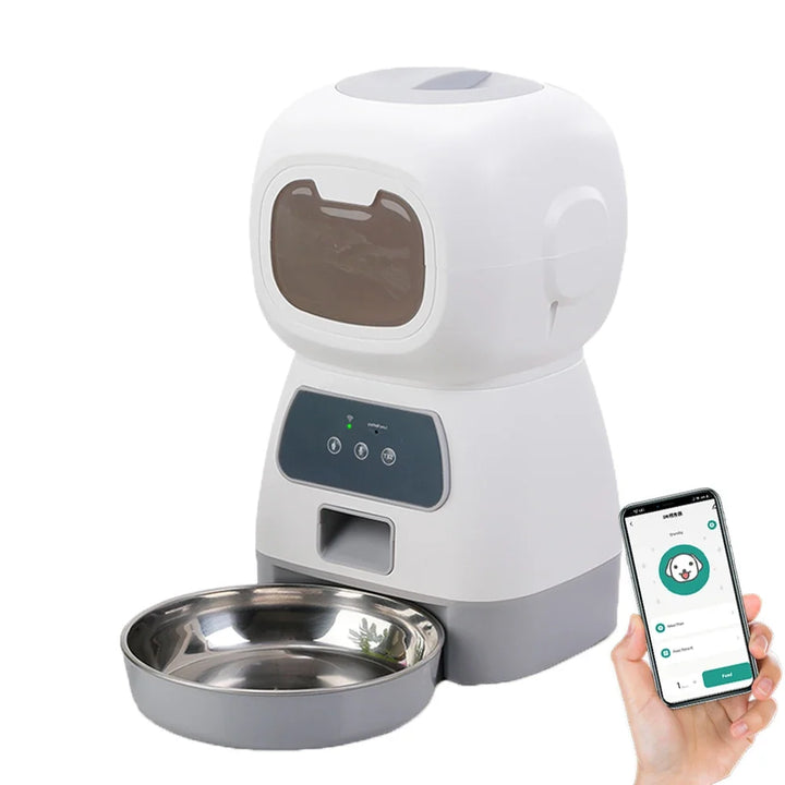 Hendrano™ Smart Automatic Pet Feeder with Voice Recording for Cats &amp; Dogs