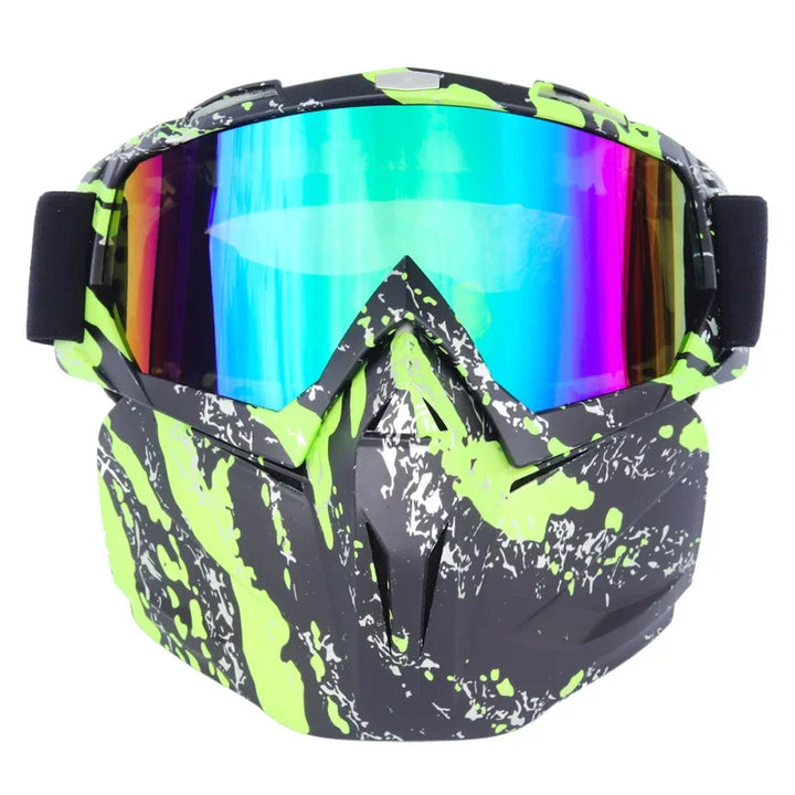 Full Face Snow Mask with Anti-Fog UV Goggles