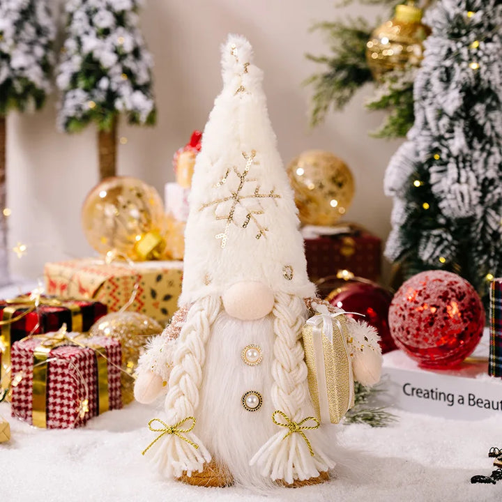 Nordlumis | Glowing Christmas Gnome | 30 × 10 × 10 cm | LED Window &amp; Table Decoration | Battery Operated | Gift Idea for Christmas &amp; New Year