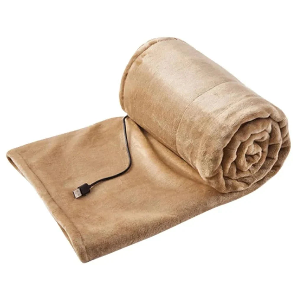 Hendrano™ Compact USB Heated Throw for Couch, Desk and Car