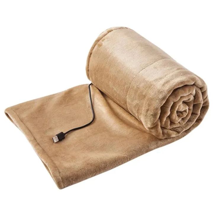 Hendrano™ Compact USB Heated Throw for Couch, Desk and Car