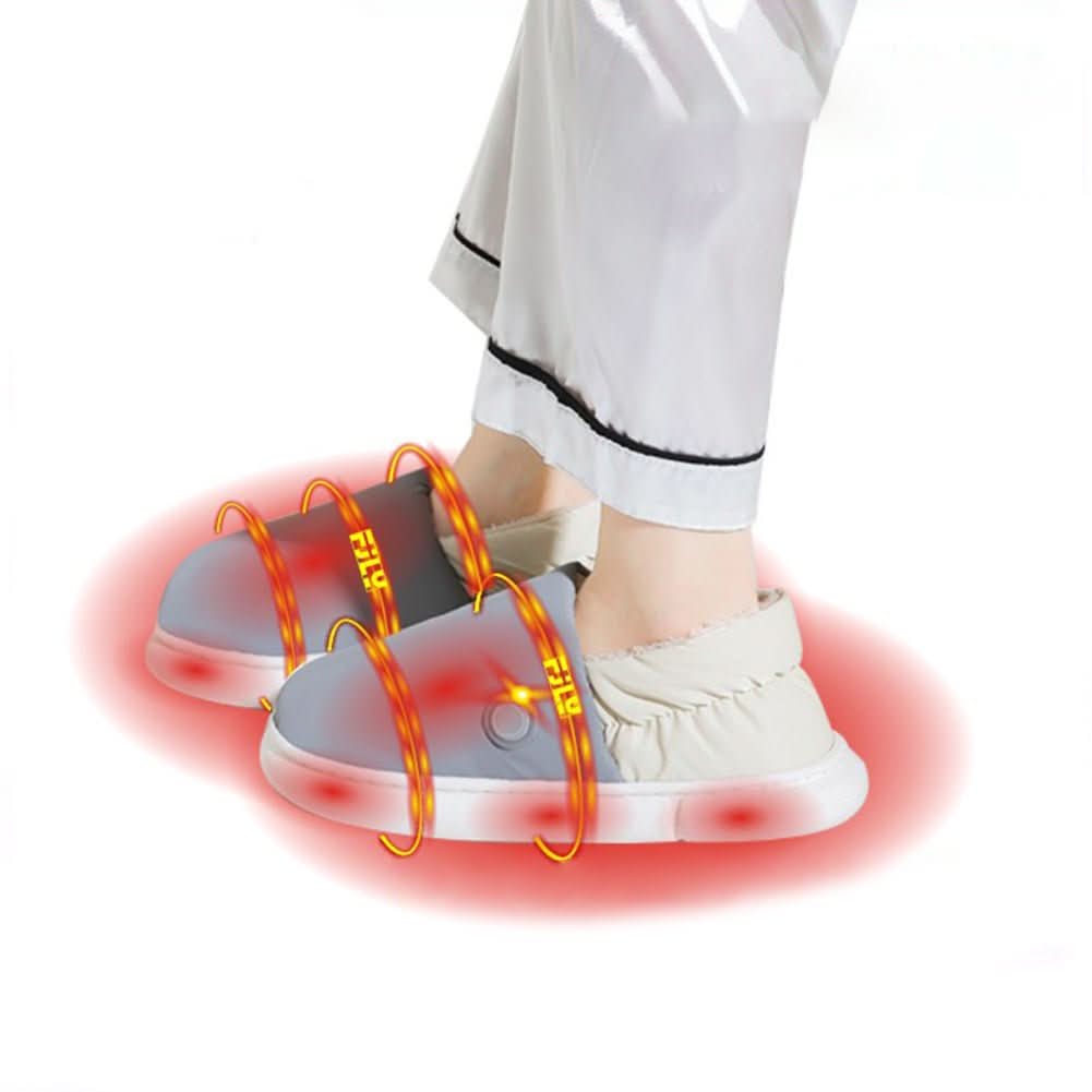 Electric Heated Slippers with 3 Adjustable Heat Settings