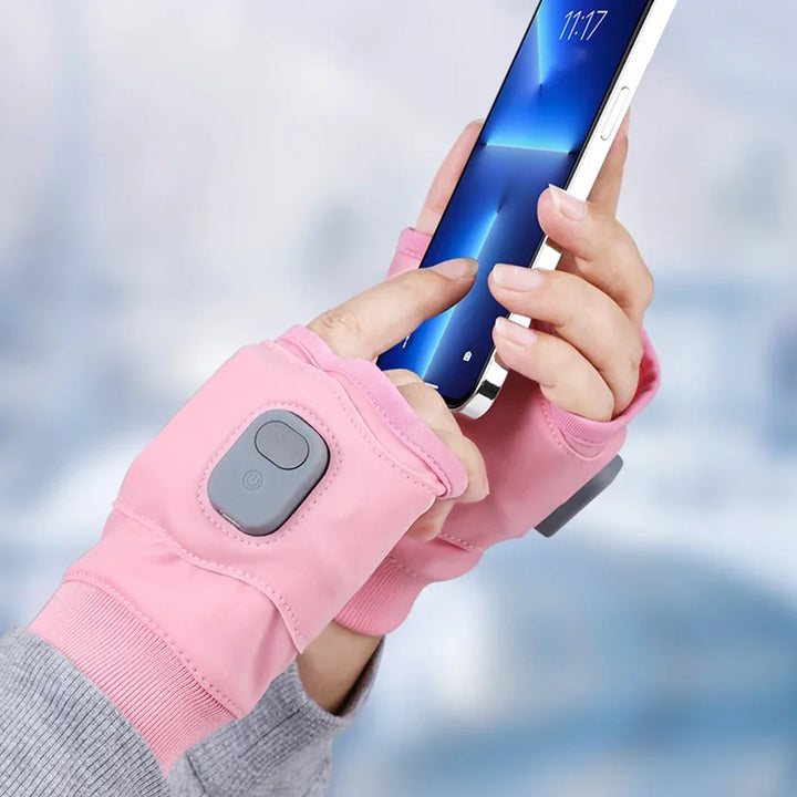 Hendrano™ Rechargeable Heated Fingerless Gloves, 3 Heat Speeds