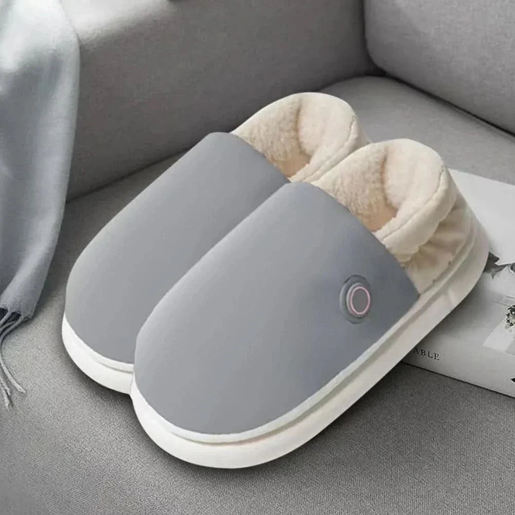 Electric Heated Slippers with 3 Adjustable Heat Settings