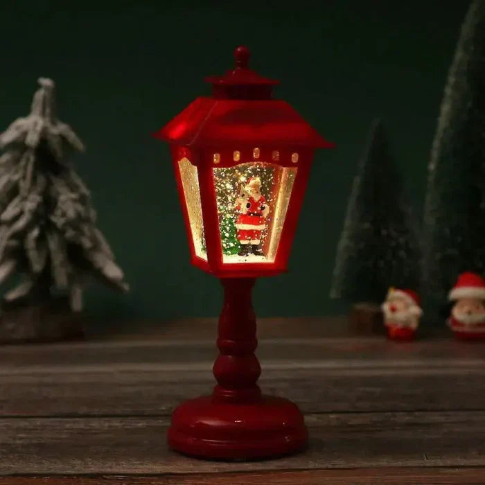 Musical Christmas Lamp with Warm LED Glow and Carols